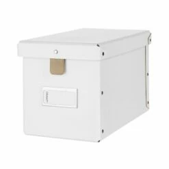 Box Lasche Schmal Weiß