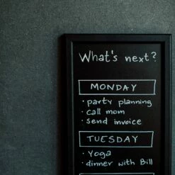 Schreibtafel 20x60cm Schwarz -GRANIT Verkäufe 300706 28788