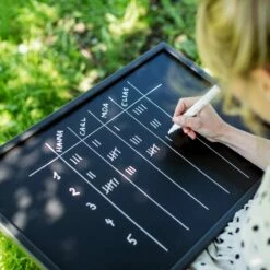 Schreibtafel 40x60cm Schwarz -GRANIT Verkäufe 300707 27577
