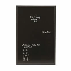 Schreibtafel 40x60cm Schwarz