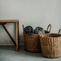 Korb Abaca Rund Griff -GRANIT Verkäufe 301177 28087