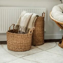 Korb Abaca Rund Griff -GRANIT Verkäufe 301177 35840