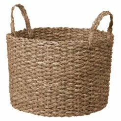 Korb Abaca Rund Griff Groß