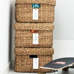 Korb Abaca Rechteck Griff -GRANIT Verkäufe 301181 13487