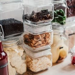 Glasdose Rechteckig 0,8L 12 Glasdose Rechteckig 0,8L -GRANIT Verkäufe 302359 35006