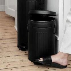 Treteimer 12 L Schwarz -GRANIT Verkäufe 370240 15674