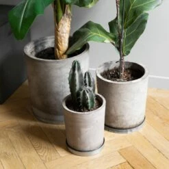 Blumentopf Beton Zylinder Ø24cm -GRANIT Verkäufe 371962 21333 1