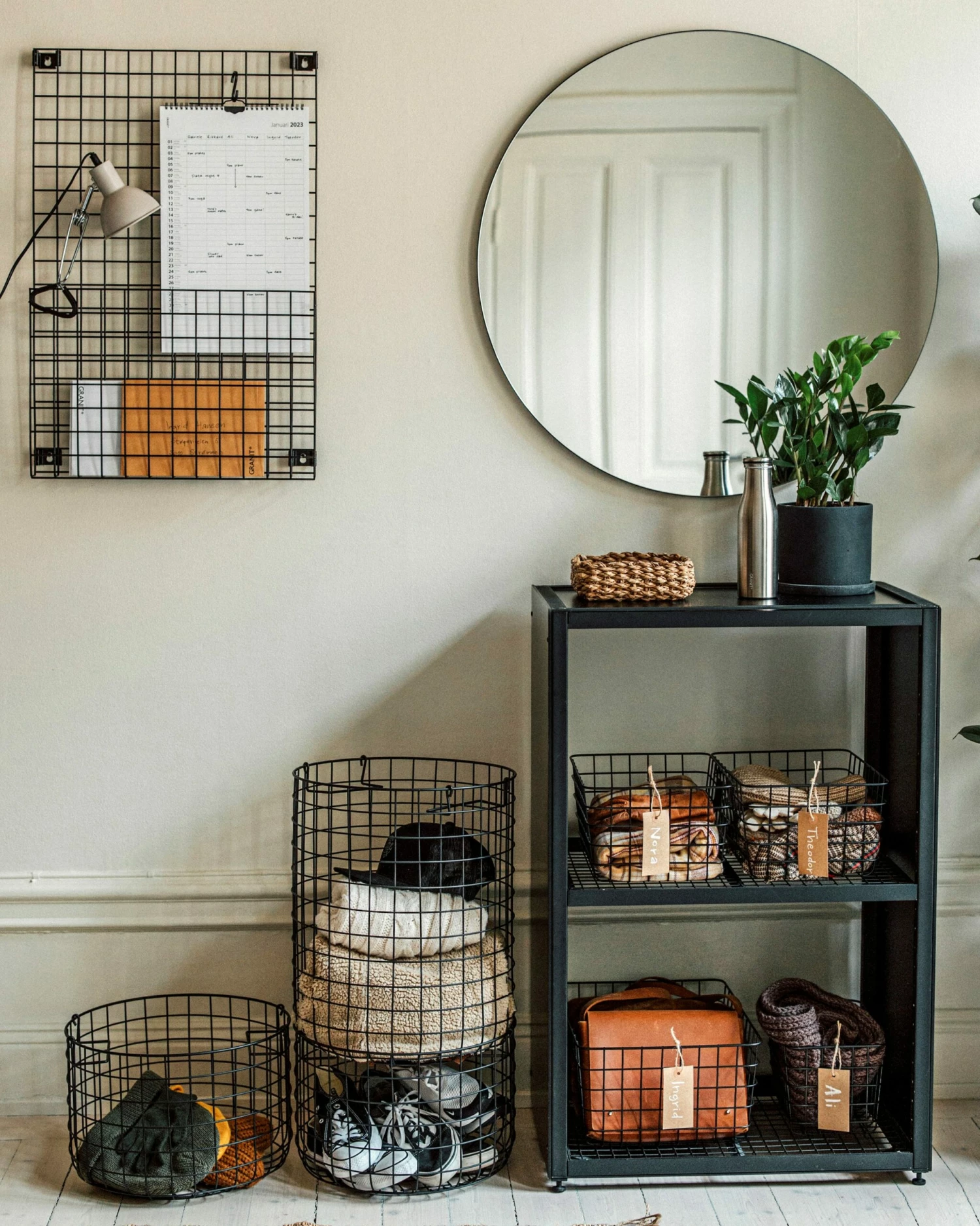 Aufbewahrungssystem Gitter Schwarz 6 Aufbewahrungssystem Gitter Schwarz – Bild 4