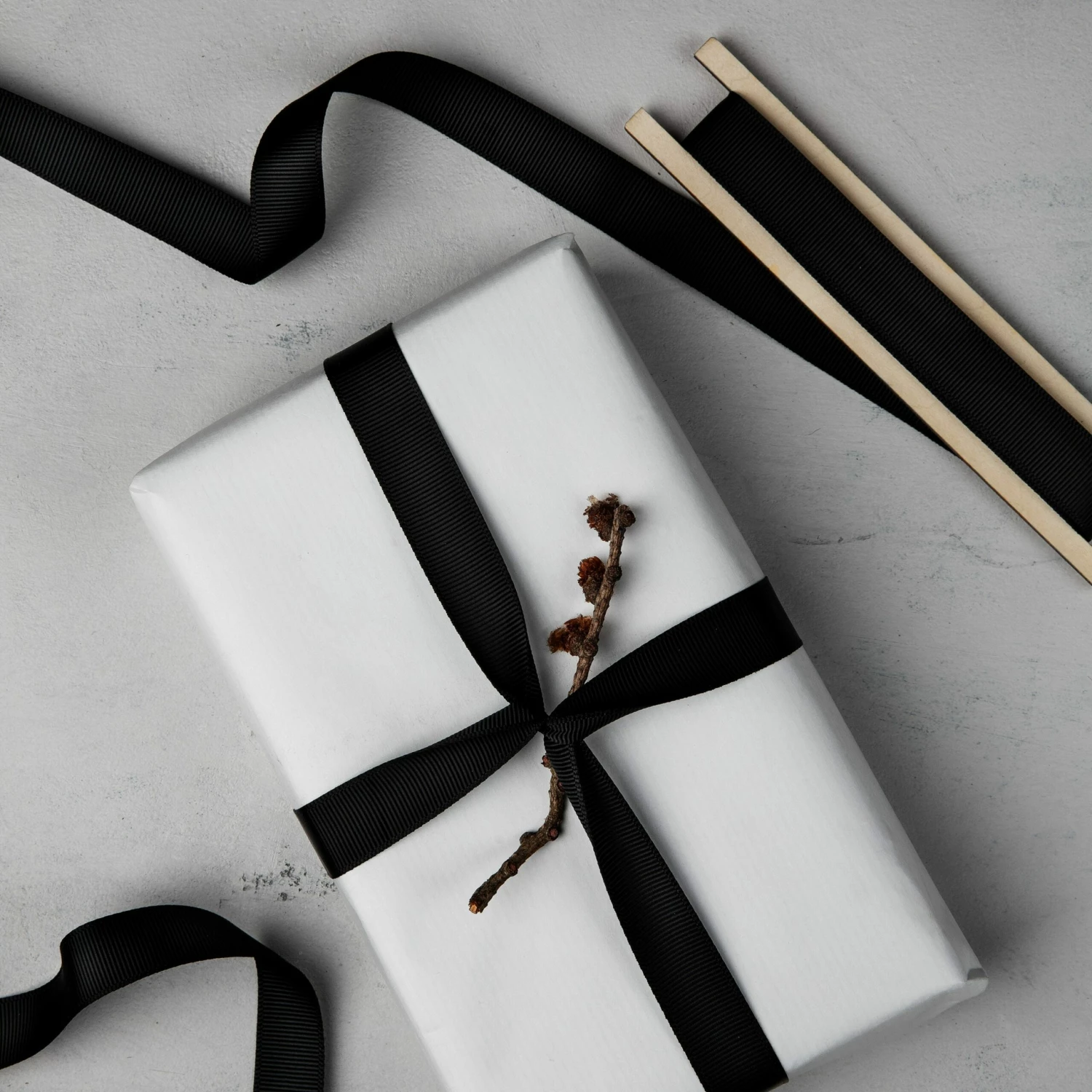 Geschenkband Schwarz 3 Geschenkband Schwarz