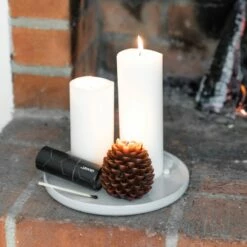 Kerze 7x15cm Weiß 12 Kerze 7x15cm Weiß -GRANIT Verkäufe 372677 21749