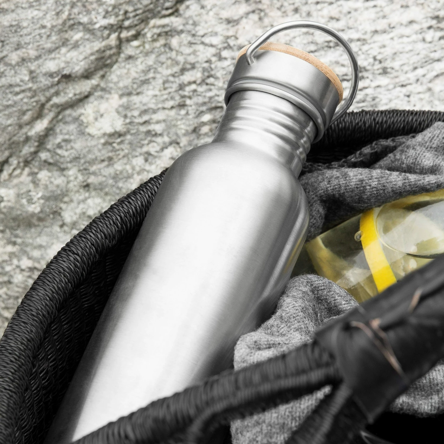 Wasserflasche Rostfreier Stahl 750ml 5 Wasserflasche Rostfreier Stahl 750ml – Bild 3