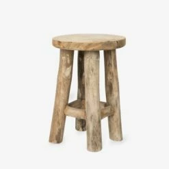 Hocker Teak Klein