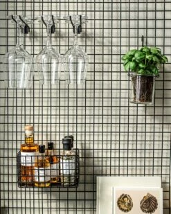 Weinglashalter Doppelspeer Schwarz 20,5 Cm -GRANIT Verkäufe 373539 37619