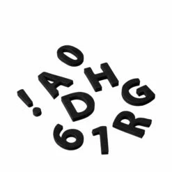 Magnetbuchstaben Schwarz 5 Magnetbuchstaben Schwarz -GRANIT Verkäufe 374698 17182 3