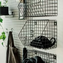 Wandkorb Für Gitternetz 22x30 Cm Schwarz -GRANIT Verkäufe 374701 35527