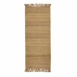 Teppich Jute Handgewebt Mit Fransen 70x200cm