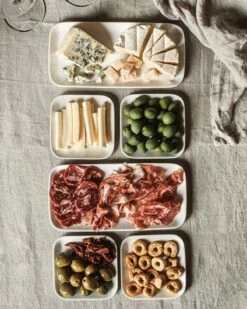 Plate Tapas Sqare 4-p 12 Plate Tapas Sqare 4-p -GRANIT Verkäufe 375236 38276