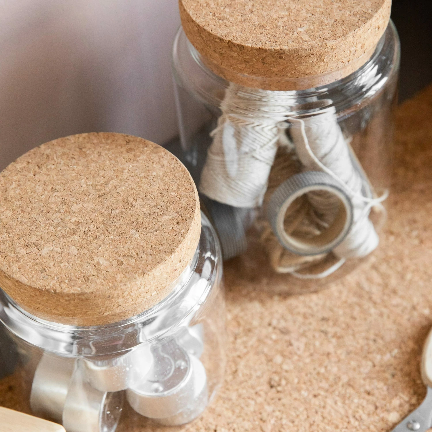 Glasgefäß Korkdeckel Klein 6 Glasgefäß Korkdeckel Klein – Bild 4