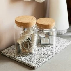 Glasgefäß Korkdeckel Groß 11 Glasgefäß Korkdeckel Groß -GRANIT Verkäufe 375279 20949