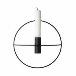 Kerzenständer Wand Rund