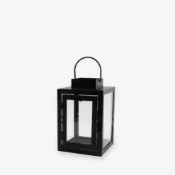 Laterne Metall Klein Schwarz
