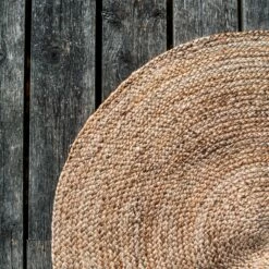Teppich Jute Rund 150 Cm -GRANIT Verkäufe 375708 34787