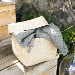 Korb Seegras Deckel 22x22cm -GRANIT Verkäufe 375731 20305 3