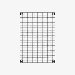 Aufbewahrungstafel Gitternetz 60 X 42 Cm Schwarz