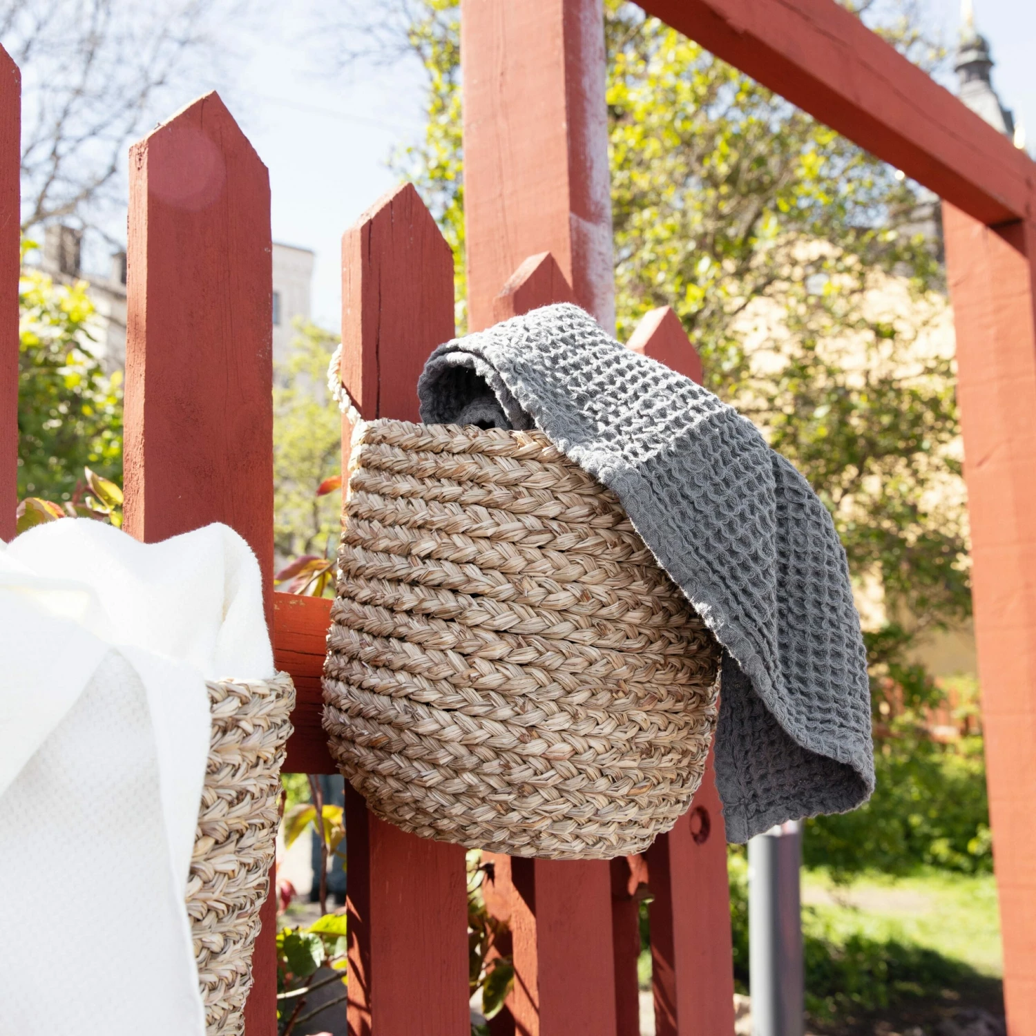 Wandkorb Rund Seegras Groß 5 Wandkorb Rund Seegras Groß – Bild 3