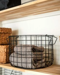 Korb Stapelbar Klein Schwarz -GRANIT Verkäufe 376332 37624