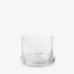 Blumentopf/Untersetzer Glaszylinder Klein