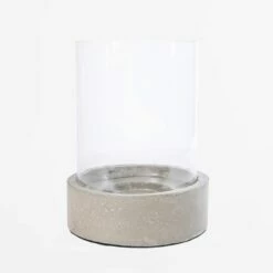Sturmlaterne Zement/Glas