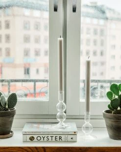 Kerzenständer Glas Zepter Gerade -GRANIT Verkäufe 400545 36428