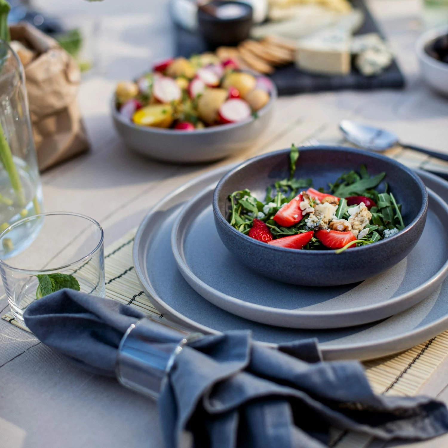 Teller Bruno Steingut 28 Cm Grau 8 Teller Bruno Steingut 28 Cm Grau – Bild 6