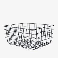 Korb Metall XL Schwarz