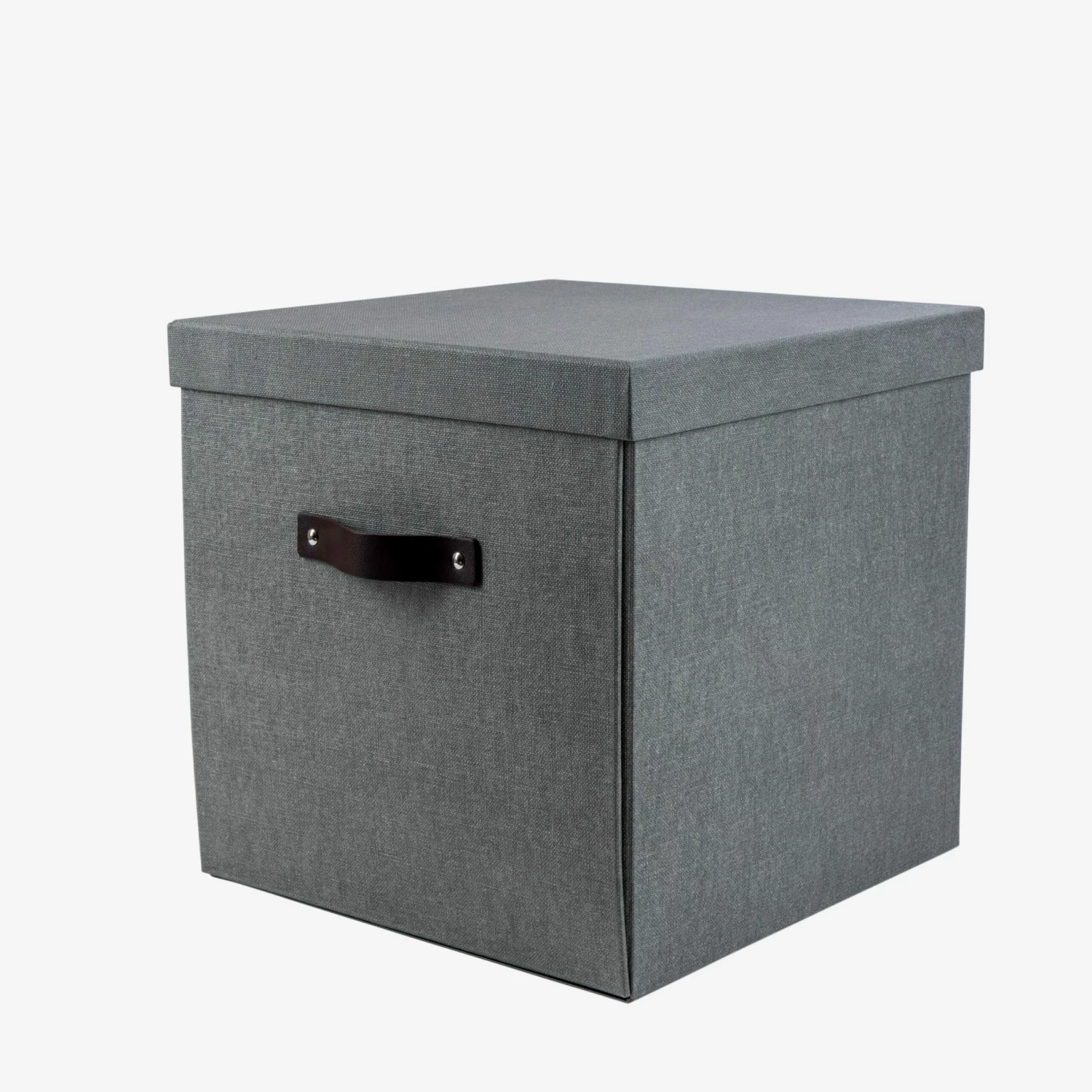 Storage Box High Canvas Dark Grey 3 Storage Box High Canvas Dark Grey