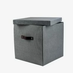 Storage Box High Canvas Dark Grey 9 Storage Box High Canvas Dark Grey -GRANIT Verkäufe 401186 28186