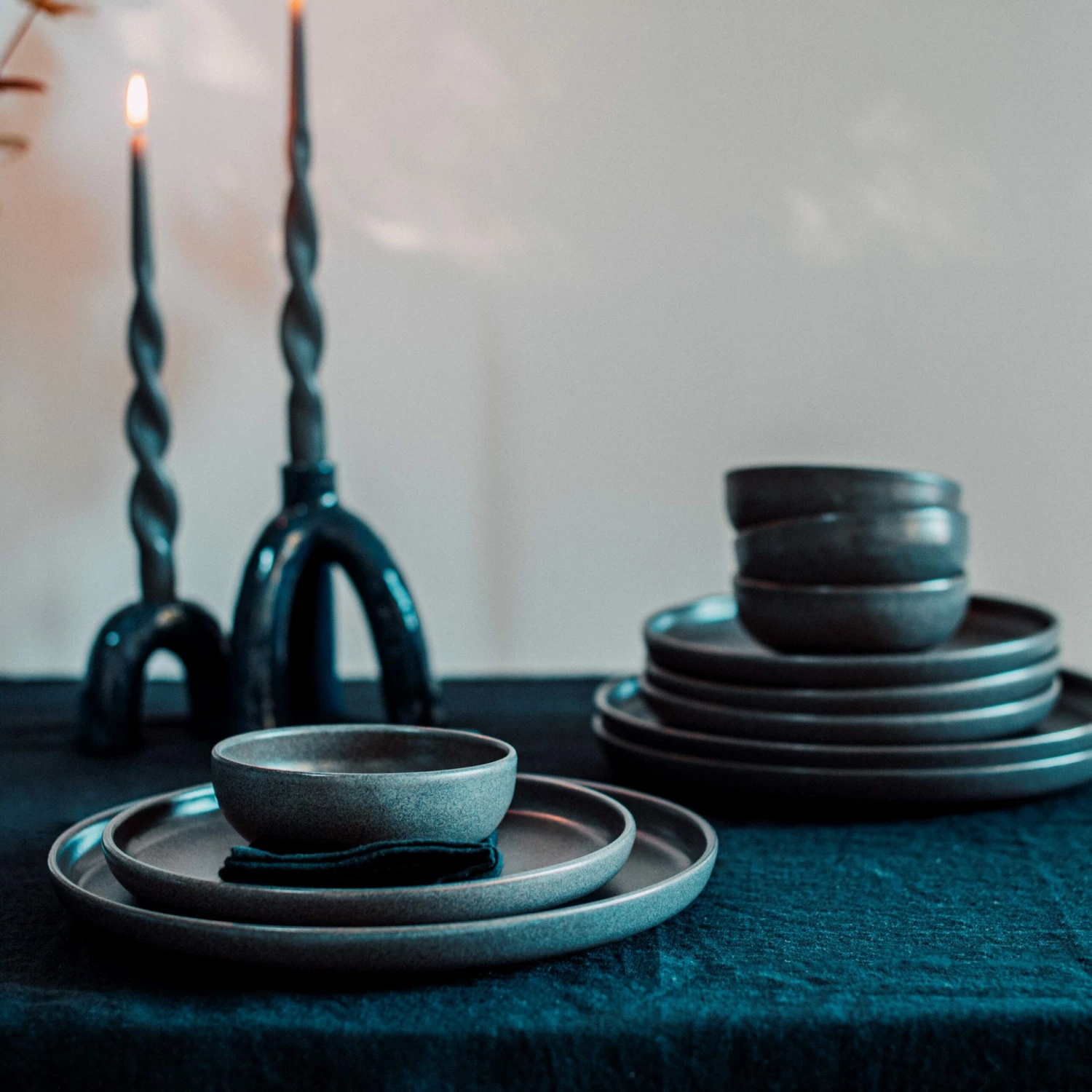 Teller Bruno Steingut 22 Cm Dunkelgrau 7 Teller Bruno Steingut 22 Cm Dunkelgrau – Bild 5