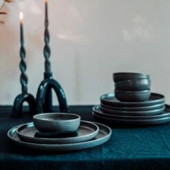 Schüssel Bruno Steingut 22 Cm Dunkelgrau -GRANIT Verkäufe 401216 30275