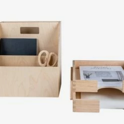 Letter Tray A4 2pcs Wood -GRANIT Verkäufe 401249 29241