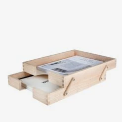 Letter Tray A4 2pcs Wood -GRANIT Verkäufe 401249 29258