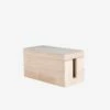 Kabelbox Holz Klein -GRANIT Verkäufe 401261 29244