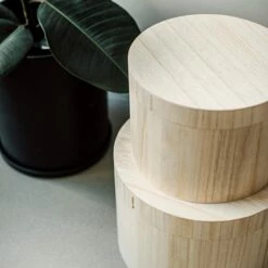 Box Rund Natur Ø 22 Cm -GRANIT Verkäufe 401308 35562