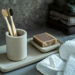 Soap Dish Marble Beige -GRANIT Verkäufe 401348 32843