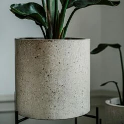 Pot Cement Terrazzo Ø27 Sand -GRANIT Verkäufe 401499 31960
