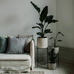 Pot Cement Terrazzo Ø19 Sand -GRANIT Verkäufe 401501 31962