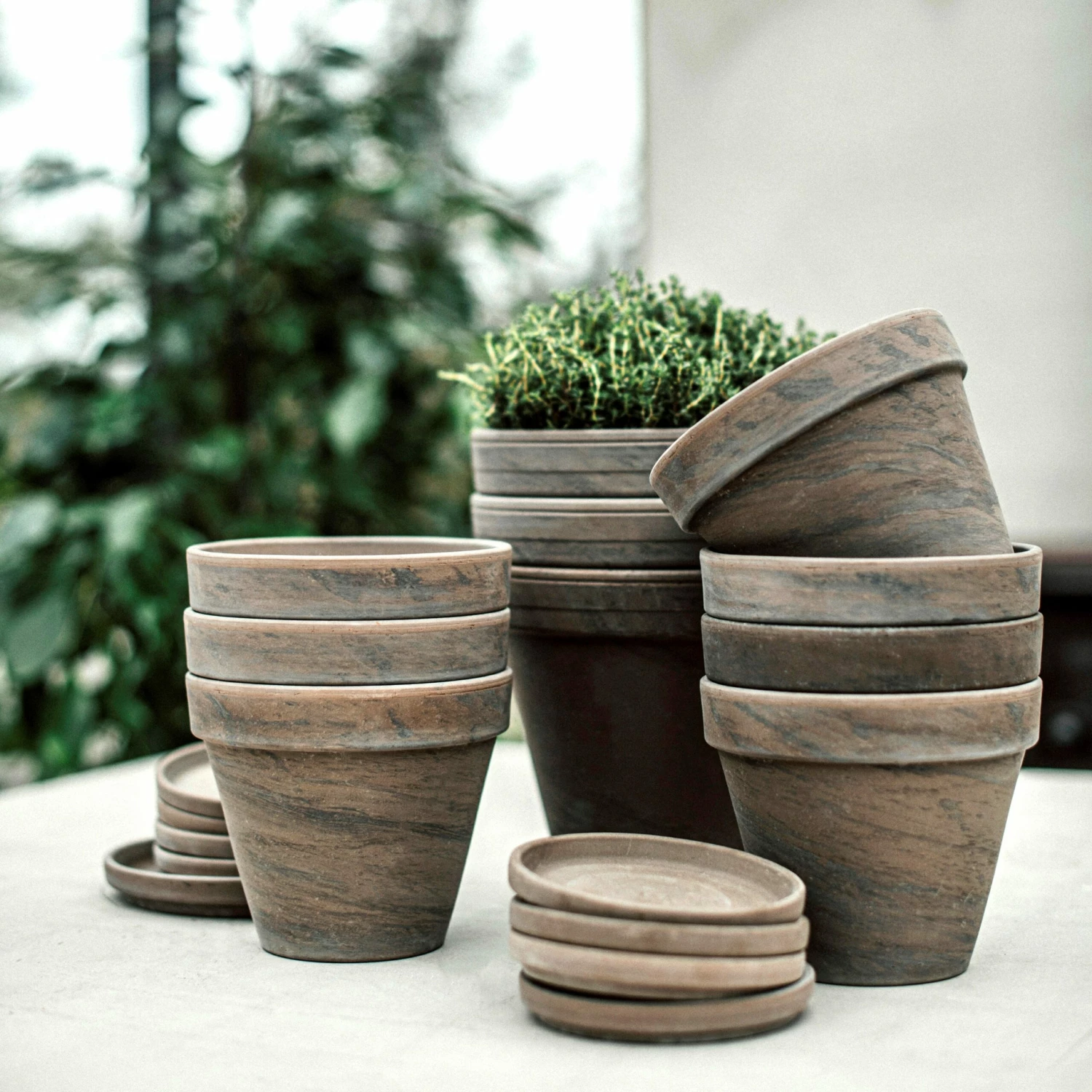 Untersetzer Terrakotta Ø 11 Cm 7 Untersetzer Terrakotta Ø 11 Cm – Bild 5