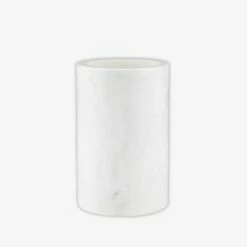 Wine Cooler/Utensil Holder Marble White
