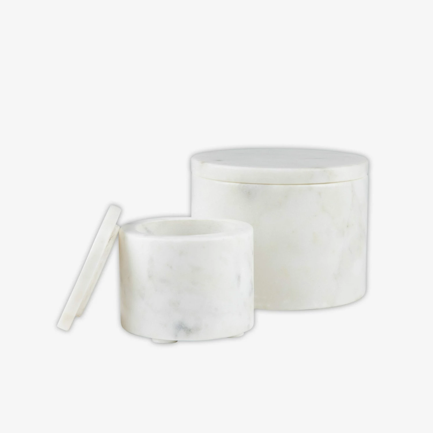 Marmorgefäß Weiß 5 Marmorgefäß Weiß – Bild 3