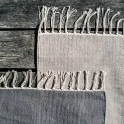 Teppich Baumwolle 70 X 200 Dunkelgrau 11 Teppich Baumwolle 70 X 200 Dunkelgrau -GRANIT Verkäufe 401706 34782